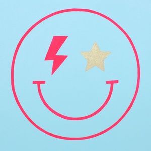 Preppy Smily Face Painting on Canvas